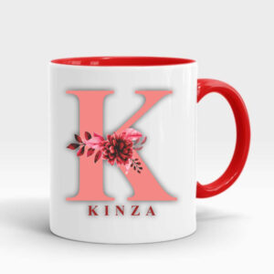 Customized English Name Mug (Red)