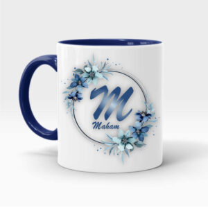 customized-english-name-mug-blue